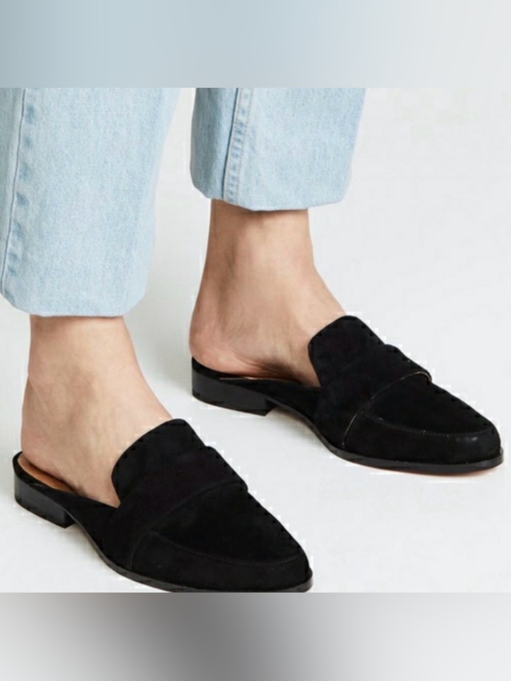Rebecca Minkoff ‘Mika’ Suede Loafer Mule Women’s 8